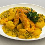 Lotte aux crevettes